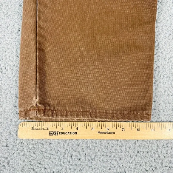 Dickies Carpenter Work Pants Size 35x36 Khaki Utility Jeans Relaxed Fit - Picture 8 of 11